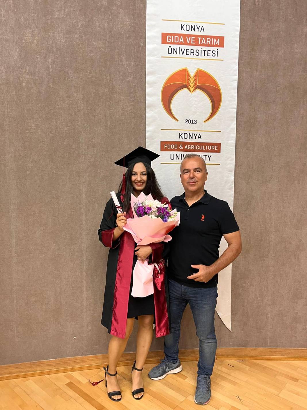 Büşra Hanım mezun oldu 1